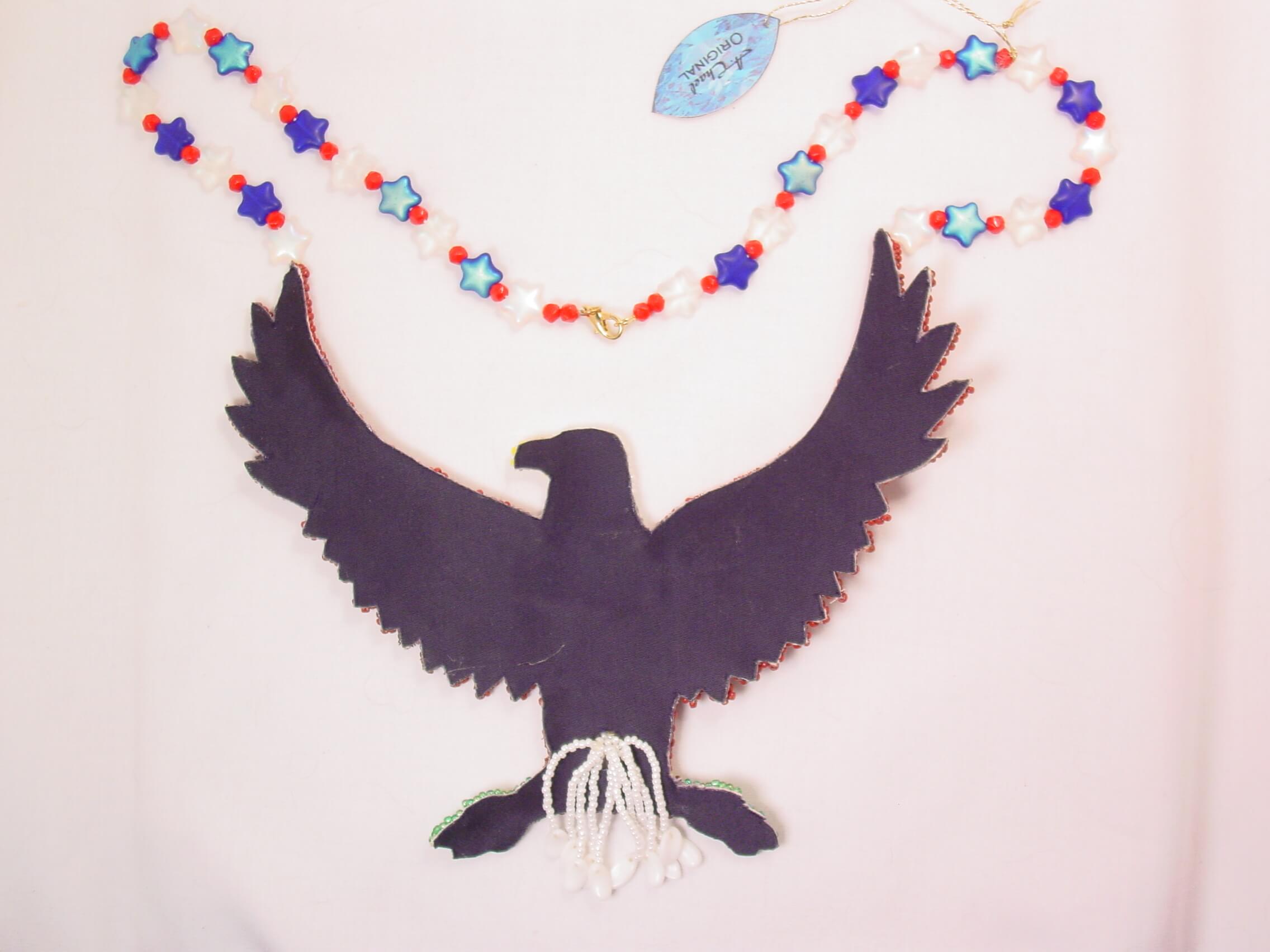A. Chael Original Patriotic Eagle Necklace - Image 3