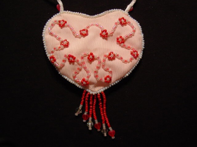 A. Chael Original Heart Amulet Pouch Necklace - Image 2