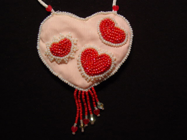 A. Chael Original Heart Amulet Pouch Necklace - Image 3