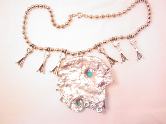 Indian Squash Blossom Necklace - Image 2