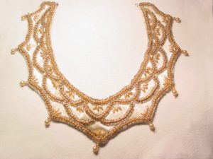 Old 'Tip Top' Fashion, Baar & Beards, Inc., Satin and Pearl Collar