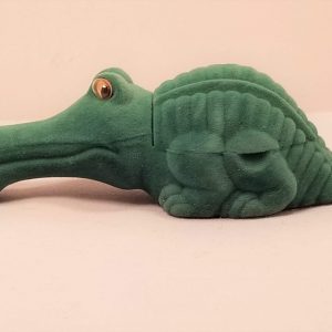 Child's Green Alligator Ring Box