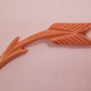 Butterscotch Bakelite Arrow Pin