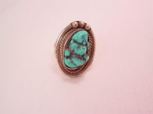 Chunky Turquoise and Sterling Ring
