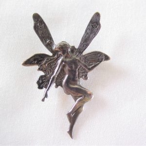 Sterling Silver Nude Fairy Pin - Made in Thailand