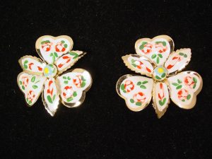 Marino Floral Enamel Earrings
