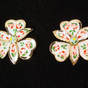 Marino Floral Enamel Earrings