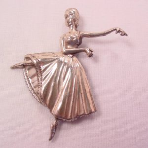 Lang Sterling Ballet Dancer Pin