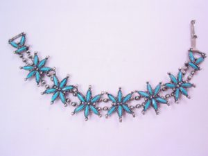 Imitation Turquoise Stars Bracelet