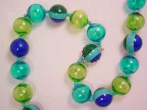 Funky Green and Blue Necklace