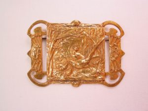 Pheasant in Rushes Sash Pin