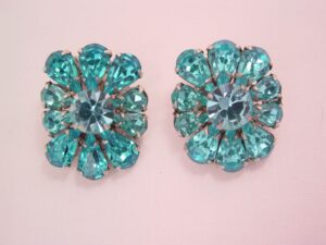 Vibrant Bright Aqua Earrings