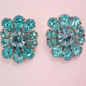 Vibrant Bright Aqua Earrings
