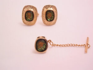 Towncraft Roman Soldier Intaglio Cuff Links and Tie Tac