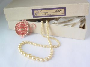Single Strand of Imitation Pearls by Deltah
