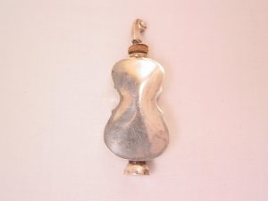 Tiny Sterling Violin Perfume Bottle