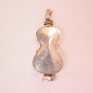 Tiny Sterling Violin Perfume Bottle