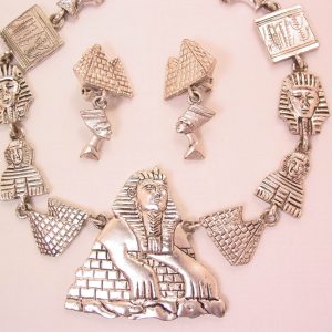 1995B.G. Egyptian Necklace and Earring Set