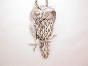 Giant Razza Peek-A-Boo Owl Necklace