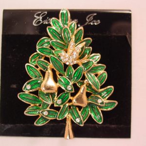 Eisenberg Ice Partridge in a Pear Tree Pin