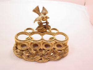 Matson Bird and Dogwood Lipstick Holder