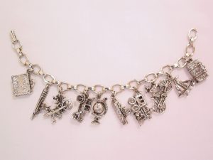 Transportation and Travel Charm Bracelet
