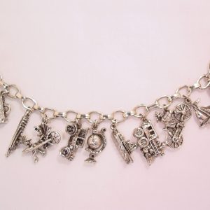 Transportation and Travel Charm Bracelet
