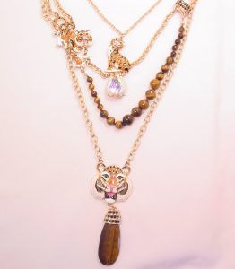 Fabulous Ritzy Couture Tiger Necklace