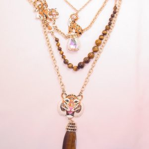 Fabulous Ritzy Couture Tiger Necklace