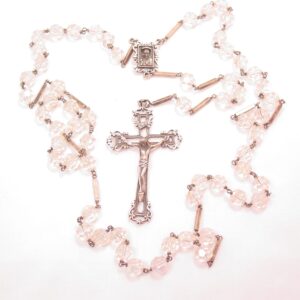 Beautiful Aurora Borealis and Detailed Sterling Rosary