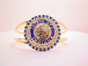 State of Indiana Seal Bracelet