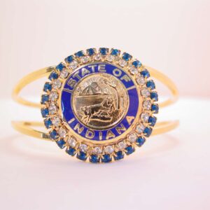 State of Indiana Seal Bracelet