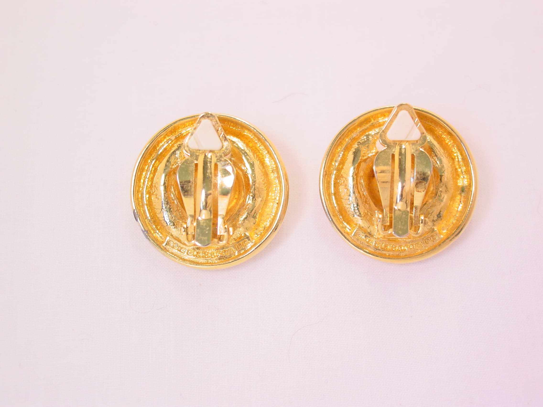 Liz Claiborne Black Button Earrings - Image 2