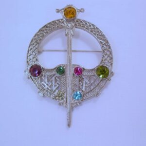 Scottish Sword in Circle Pin
