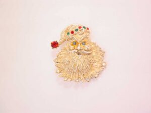 Angry Santa Claus Pin