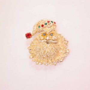 Angry Santa Claus Pin