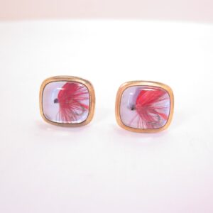 Gold-Filled VAN GUARD Fishing Lure Cuff Links