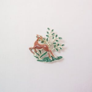 En Tremblant Jumping Deer Pin