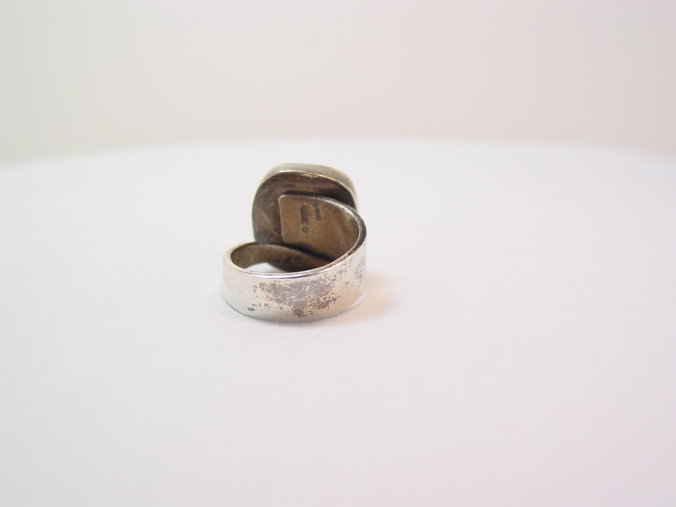 Dichroic Glass and Sterling Ring - Image 3