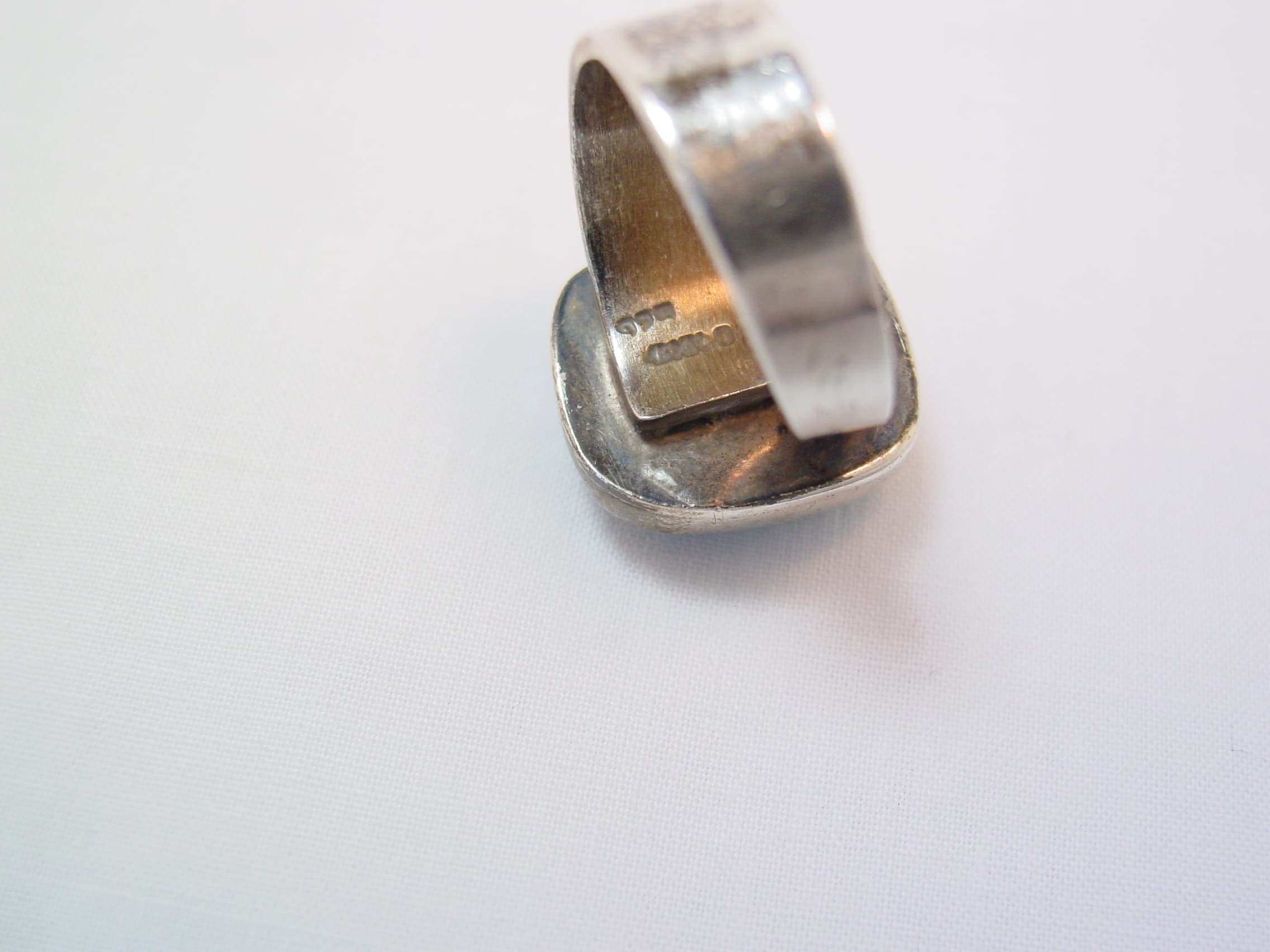 Dichroic Glass and Sterling Ring - Image 6