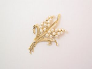 Trifari Pearl Hyacinth Bouquet Pin