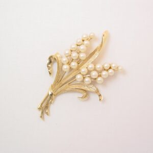 Trifari Pearl Hyacinth Bouquet Pin