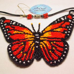 A. Chael Original Monarch Butterfly Necklace
