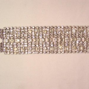 Fantastic Wide Rhinestone Bracelet