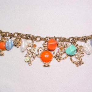 Egyptians and Dragons Charm Bracelet