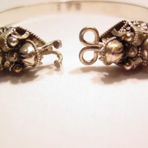 Heavy Sterling Oka Bali Dragon Bracelet