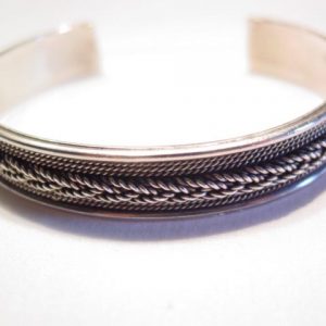 Sterling Twist Cuff Bracelet