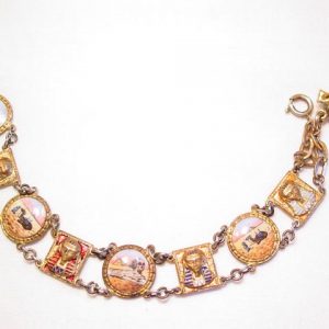 Beautiful Old Enameled Egyptian Bracelet