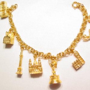 England Souvenir Charm Bracelet