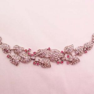 Beautiful Leaf-Design Heavy Old Bracelet